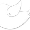 Blanco-Figuren 350gr  16x25 cm - Vogel