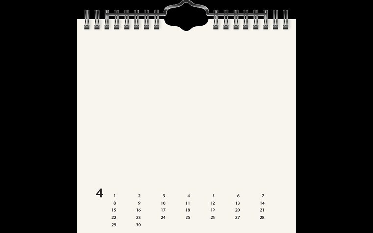 Bastelkalender immerwährend 16 x 15,6 cm