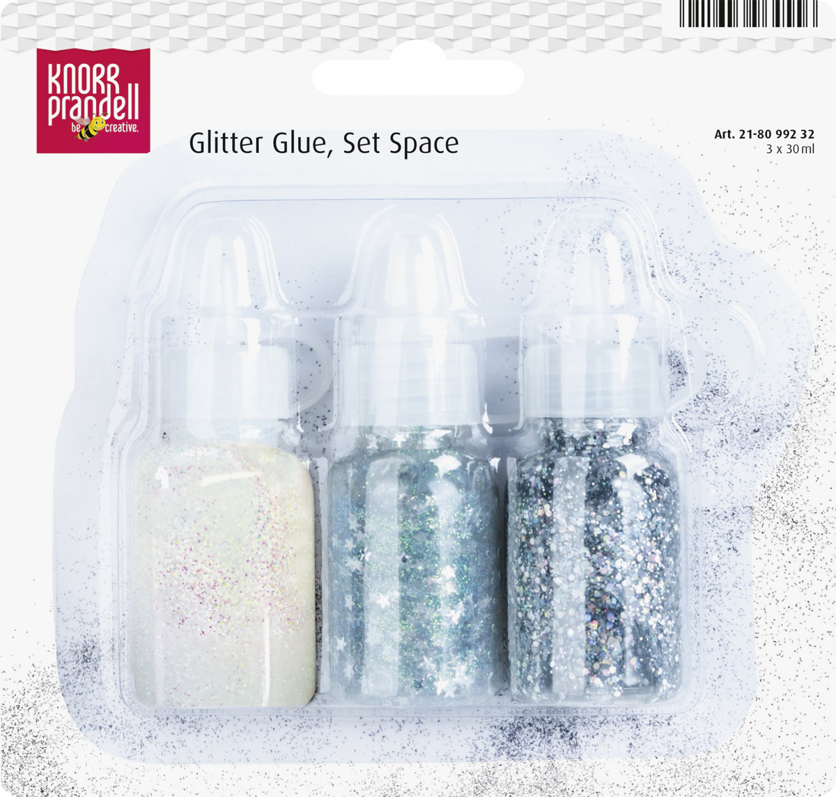 Glitterlijm set Space