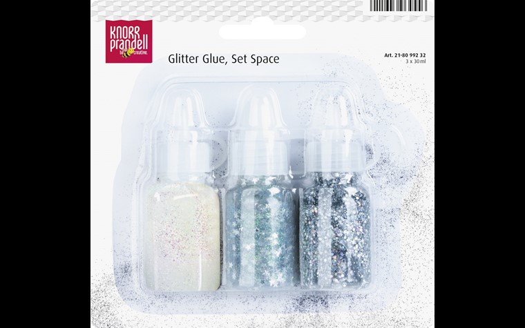 Glitterglue-Set Space