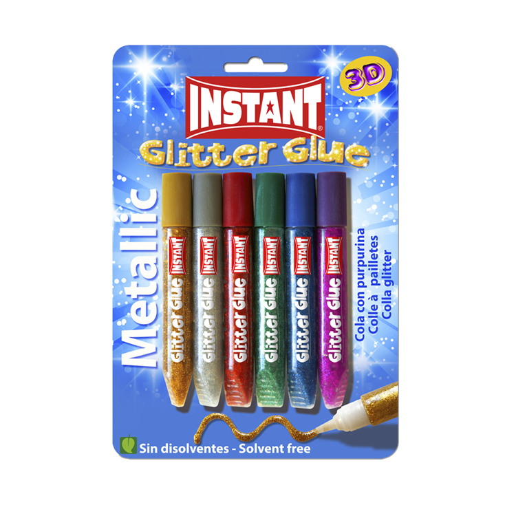 Glitterlijm metallic stick