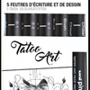 Fineliner Tatoo Art x5