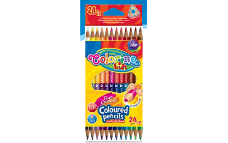 Crayons de couleur 12 pcs / 24 couls