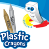 Plastic Coloured crayons 12 pcs