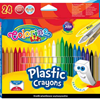Crayons de couleur plastiques 24 pcs