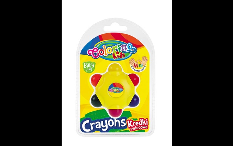 Crayons de cire Babyline, 6 couleurs