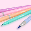 Double colour Pastel Fibre Pen 10 pcs