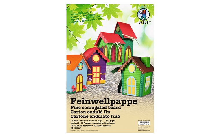 Bloc de carton ondulé fin 300g A4 - 10BL