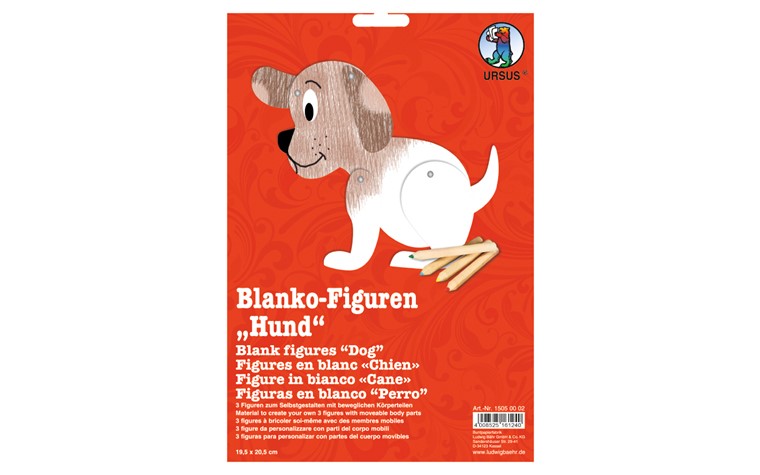 Blanco-Figuren 350gr  19,5x20,5cm- Hund