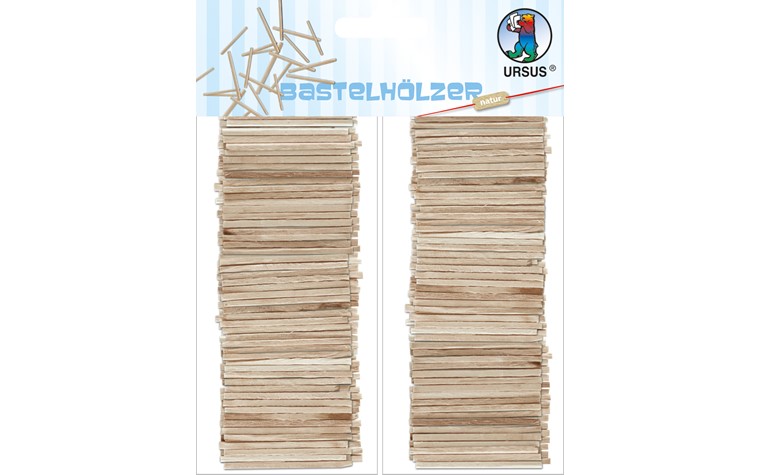 Wooden craft sticks 42x2x2mm approx.500pcs