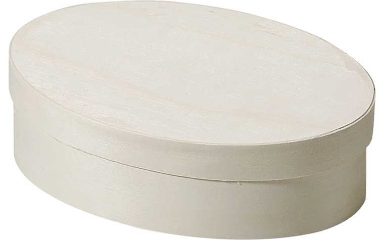 Spanschachtel Oval 55x83x30mm