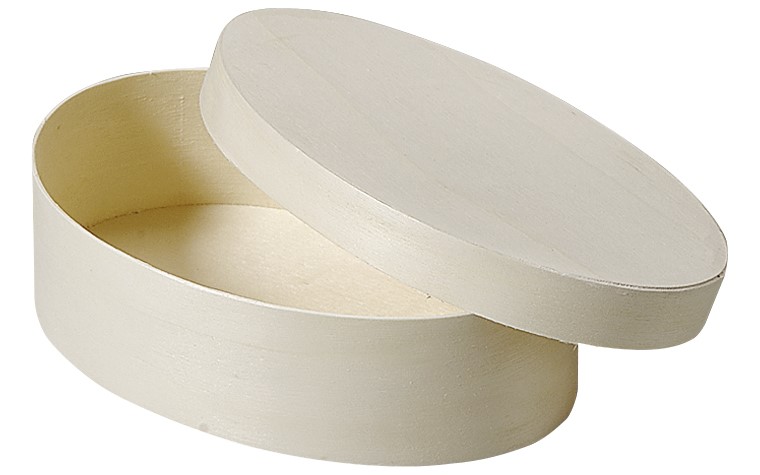 Spanschachtel Oval 55x83x30mm