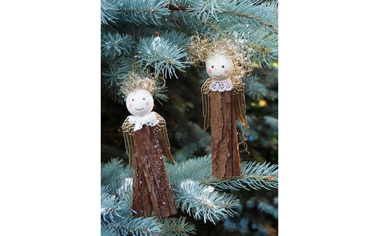 Wooden balls, drilled, face painted 3,5cm pcs