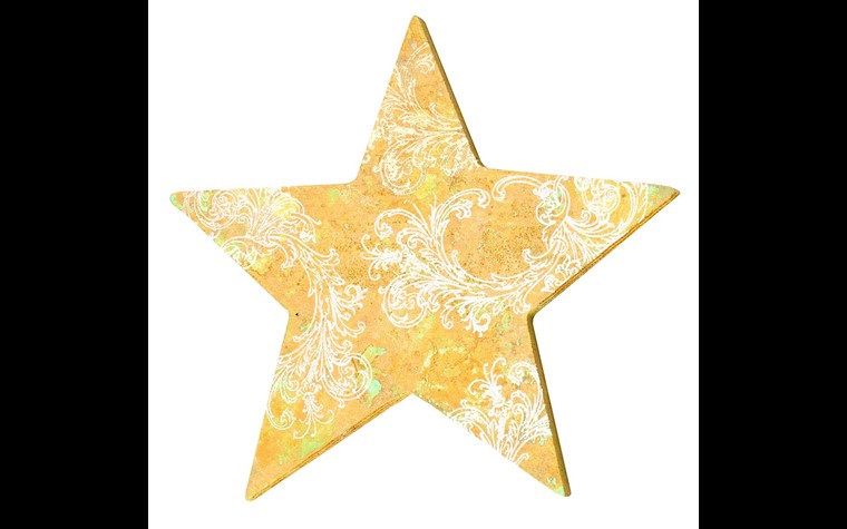 Sterne, mit Loch 12cm 3 Stk