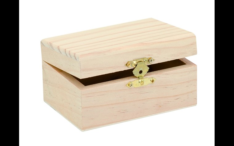 Boîte en bois Rectangulaire 11,5x8x6cm