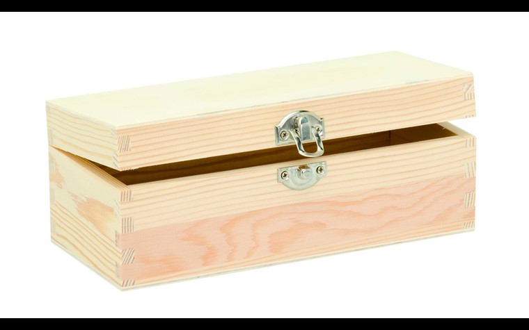 Boîte en bois Rectangulaire 20x8,5x7,5cm