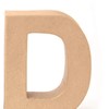 Cardboard letters D 17,5x5,5cm
