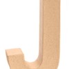 Papp-Buchstaben J 17,5x5,5cm