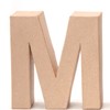 Cardboard letters M 17,5x5,5cm