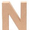 Lettres en carton N 17,5x5,5cm