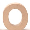 Lettres en carton O 17,5x5,5cm