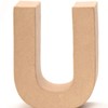 Cardboard letters U 17,5x5,5cm