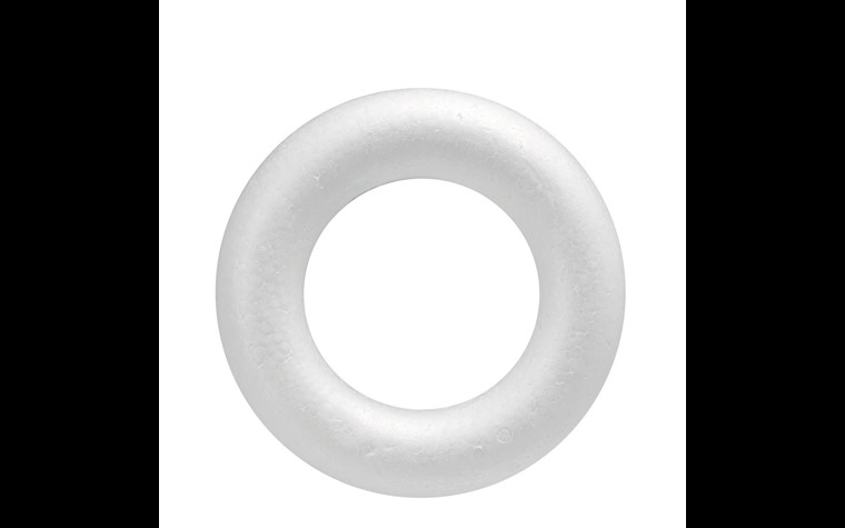 Demi-anneau plat en polystyrène 22 cm