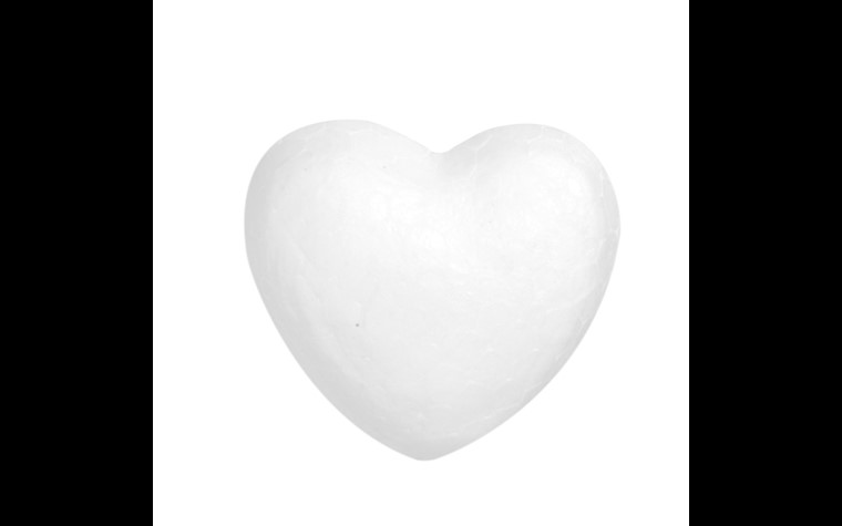 Styrofoam heart 5 cm