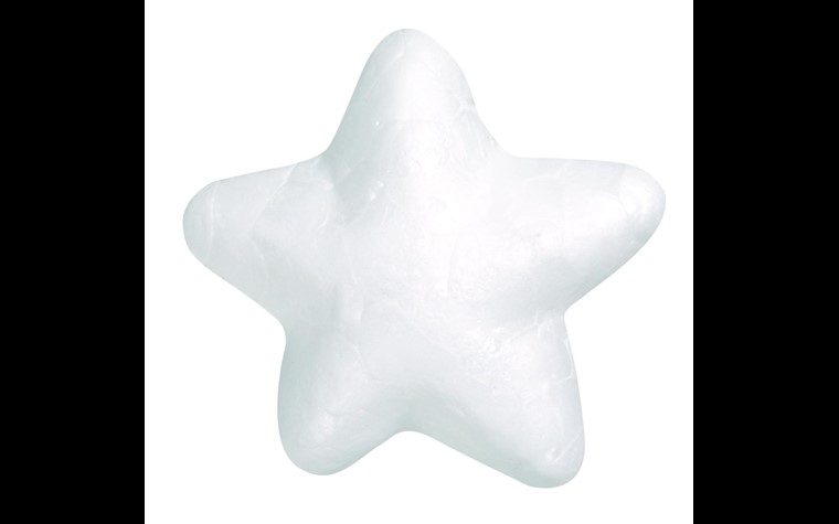 Styrofoam stars 3cm 12 pcs