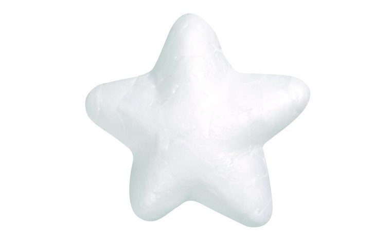 Styrofoam stars 3cm 12 pcs