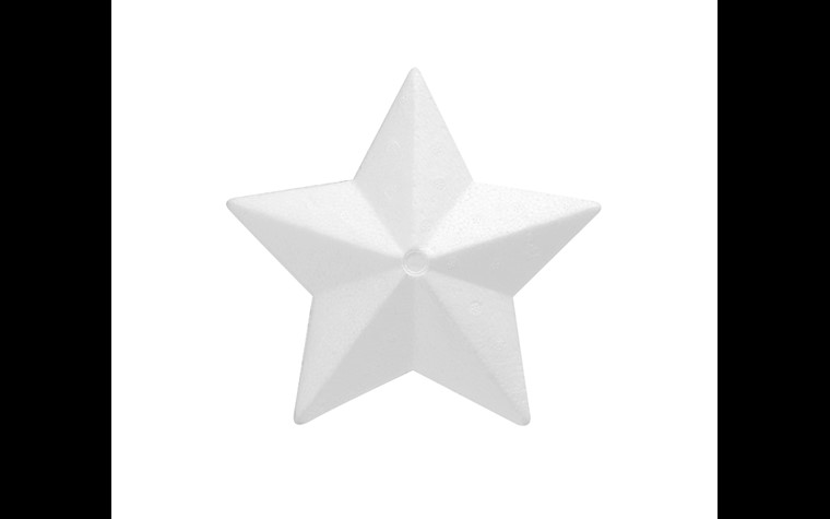 Étoiles en polystyrène 15cm