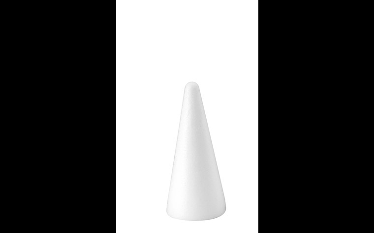 Styrofoam cone 12cm