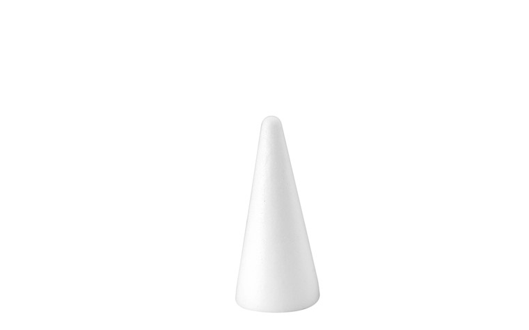 Styrofoam cone 12cm