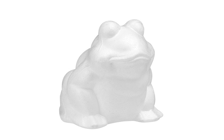 Styrofoam frog 13cm