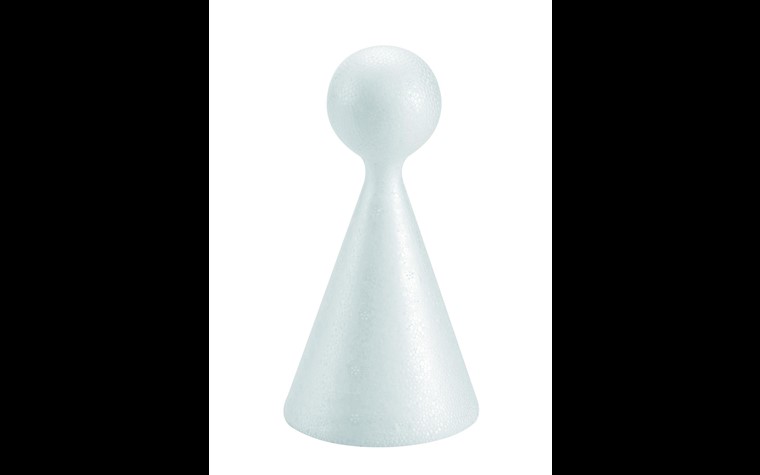 Styrofoam cone 15cm
