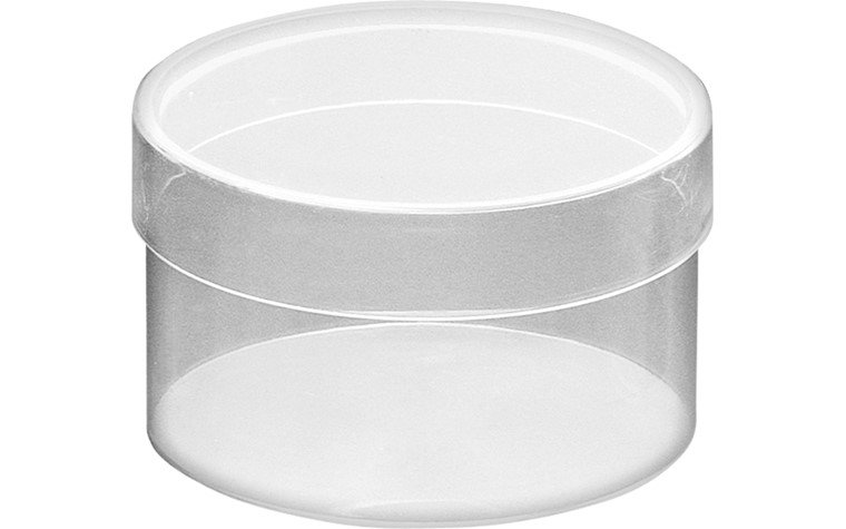 Boîte acrylique hauteur 5cm ø 8,5cm Rond