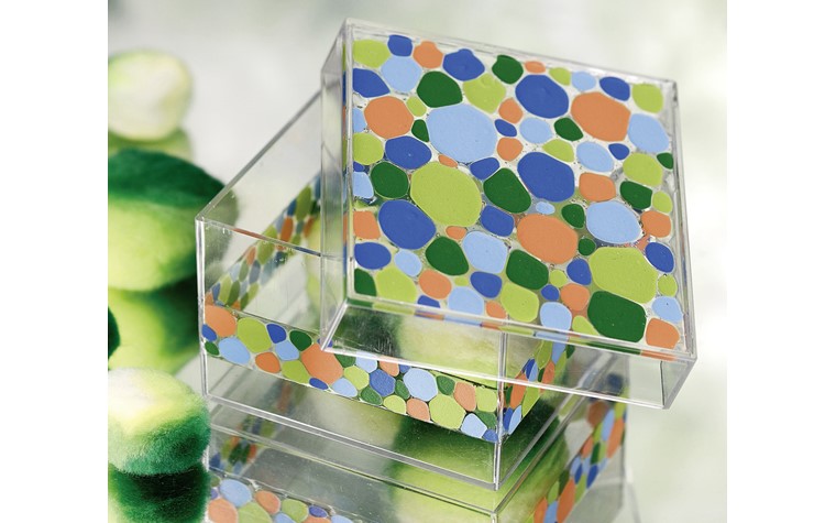 Acrylic box 7,5x7,5x5cm square