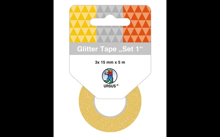 Glitterband 3er-set 15mmx5m