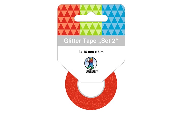 Ruban à paillettes set de 3 pièces 15mmx5m