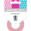 Ruban à paillettes 3 set 15mmx5m