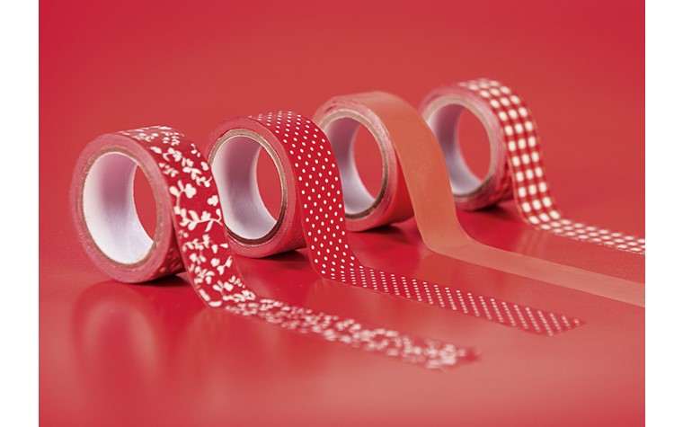 Ruban adhésif Deco Tapes Colour 5mx15mm 4 rouleaux