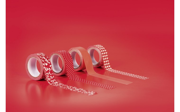 Ruban adhésif Deco Tapes Colour 5mx15mm 4 rouleaux