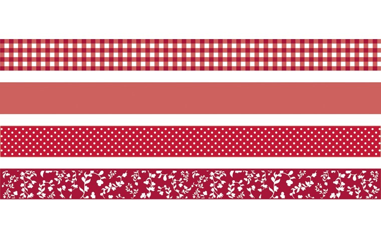 Ruban adhésif Deco Tapes Colour 5mx15mm 4 rouleaux