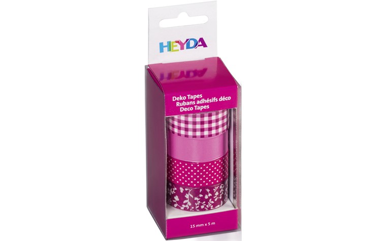 Deco Tapes Colour Tape 5mx15mm 4 rolls
