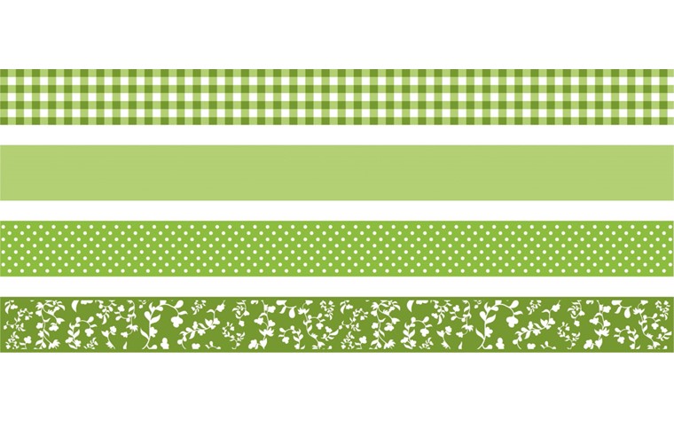 Deco Tapes Kleurenlint 5mx15mm 4 rollen