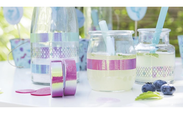 Ruban adhésif Deco Tape Effect set 5 pcs