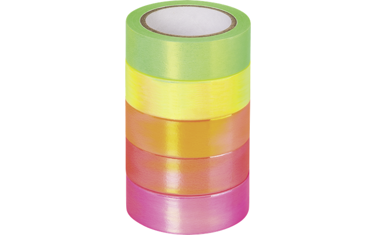 Ruban adhésif Deco Tapes Arc-en-ciel Néon