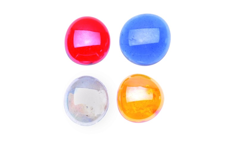 Glass nuggets ca.200gr 20 ø