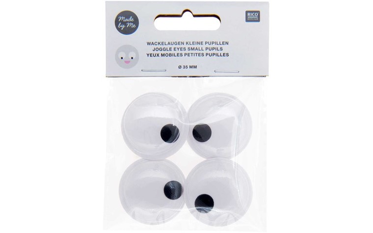 Joggle Eyes Large - small pupils