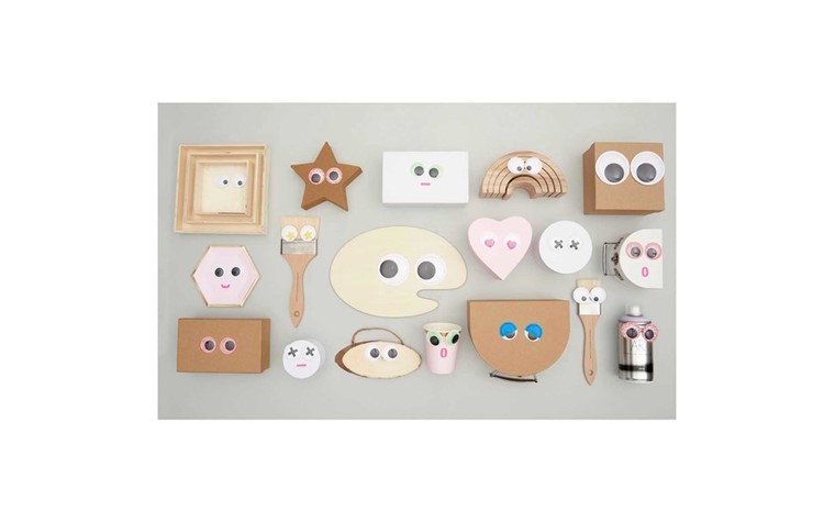 Yeux mobiles grands - avec paupières